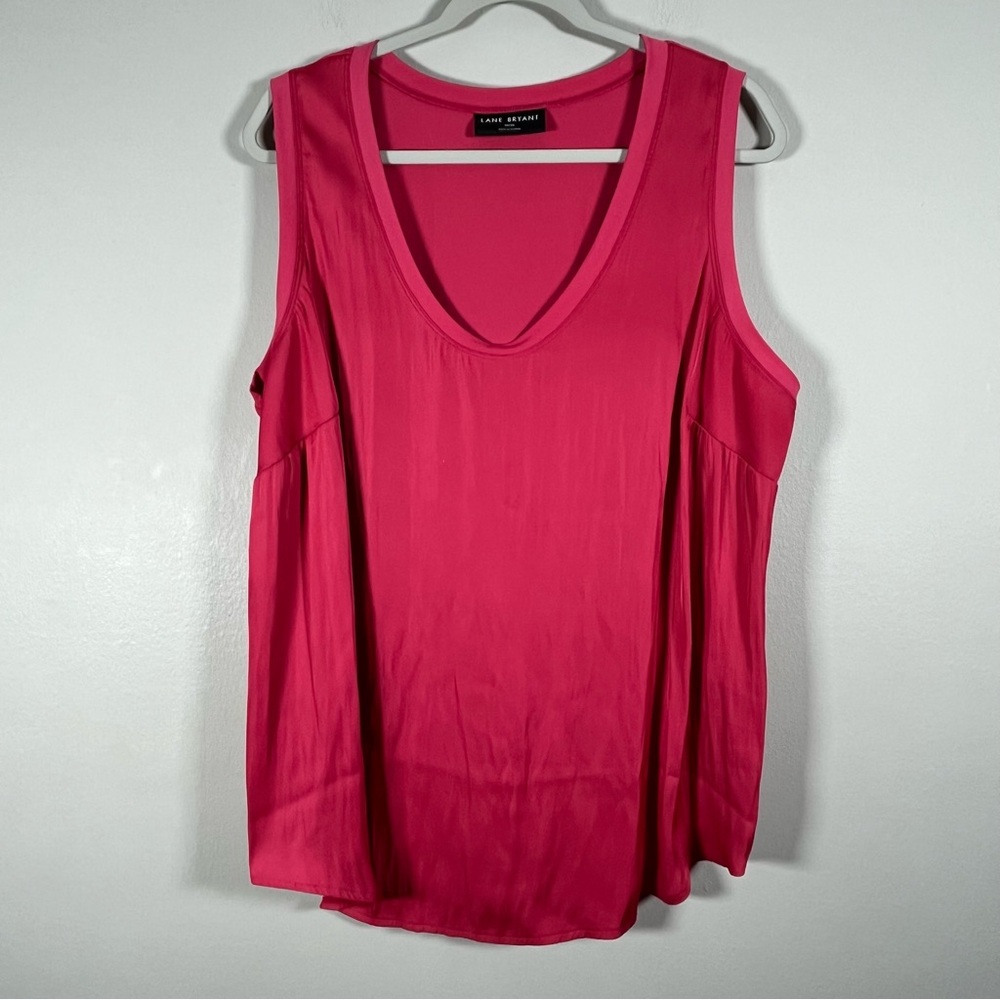 Lane Bryant Pink Sleeveless Relaxed Tank Top Women’s Plus Size 18/20